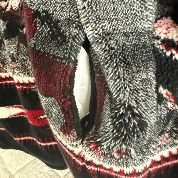 Nordic Lights Womens Med Fleece Jacket Coat Aztec Western Horses Cowgirl Barn - Picture 7 of 16